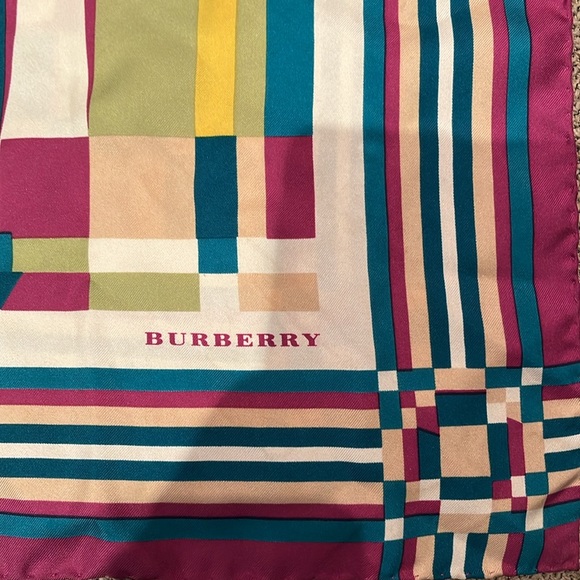 Burberry London Silk Scarf - Picture 1 of 6